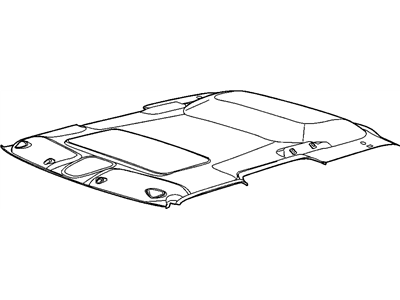 GM 15091213 PANEL, Roof Trim(Interior)