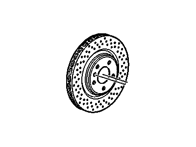 GM 15919061 Front Brake Rotor