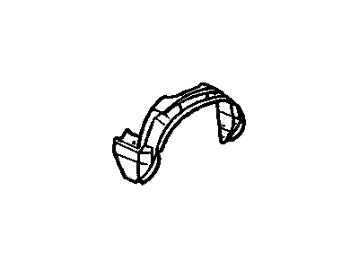 GM 25535063 Panel, Front Wheelhouse, Light *Black