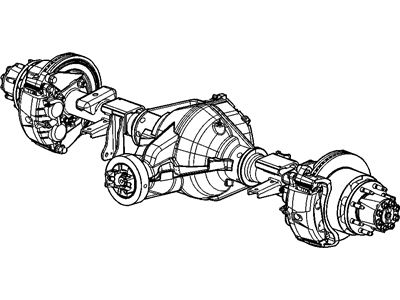 GM 15830047 Axle Assembly, Rear (4.10 Ratio)