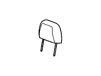 88993953 GM Front Seat Head Restraint Illustration 1 of 1