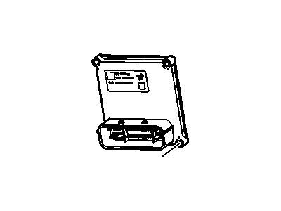 GM 15813054 Electronic Brake Control Module Assembly