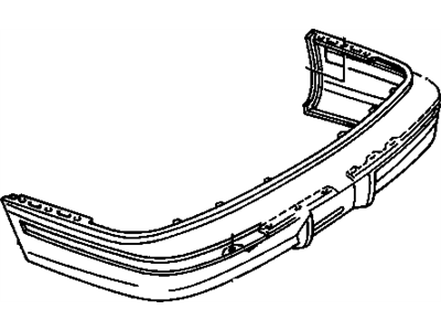 GM 10242428 Rear Bumper Cover