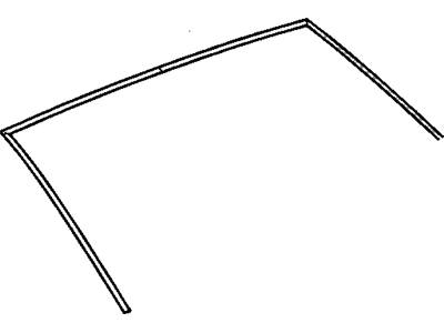 GM 22715250 Molding, Rear Window Upper Reveal (Service)