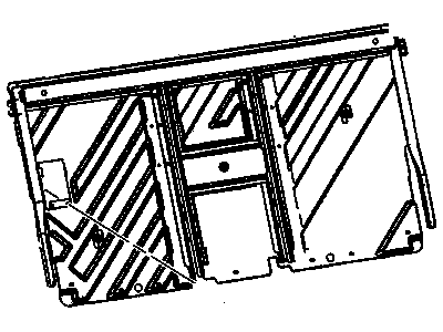 GM 88949306 Frame Asm,Rear Seat #2 Back Cushion