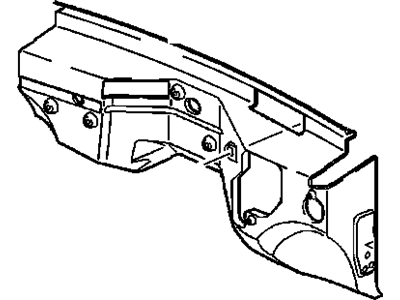 15896139 - Genuine GM Insulator Assembly, Dash Panel Inner