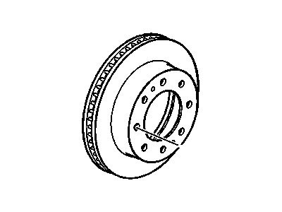 GMC Savana Brake Disc - 84587921