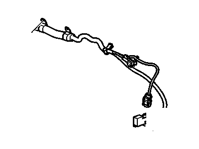 2008 GMC Sierra Battery Cable - 25862354