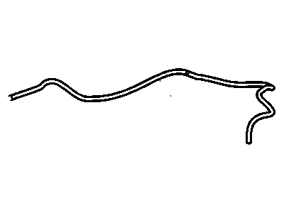 GM 89018409 Engine Coolant Recovery Tank Hose