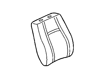GM 19151285 Cover Asm,Passenger Seat Back Cushion *Ebony