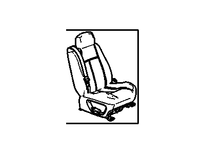 GM 15276175 Seat Assembly, Pass *Gray