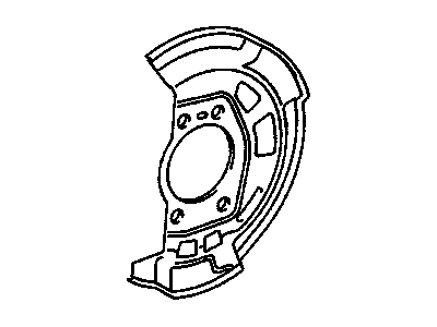 GM 19184295 Shield,Front Brake