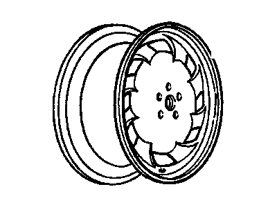 Oldsmobile 98 Spare Wheel - 12519661