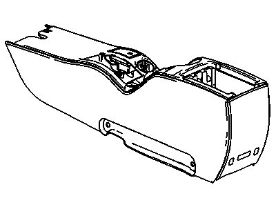 Pontiac Grand Prix Center Console Base - 88987683