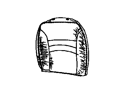 GM 88992857 Cover Asm,Driver Seat Back Cushion *Medium Gray *Gray 88992857 GM Cover Asm,Driver Seat Back Cushion *Medium Gray *Gray Illustration 1 of 1