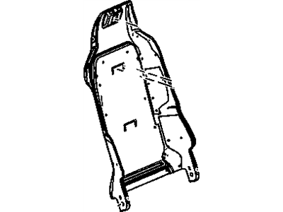 GM 88993603 Frame Asm,Passenger Seat Back Cushion (W/Side Air Bags Bracket)