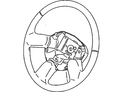 GM 30020960 Sterring Wheel Sub Assembly (On Esn) *Gray