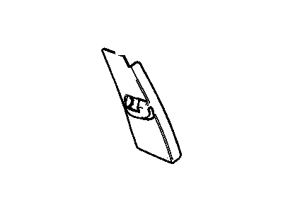 GM 20937910 Cover, Driver Seat Shoulder Belt Guide Adjuster Opening *Light Ttnum