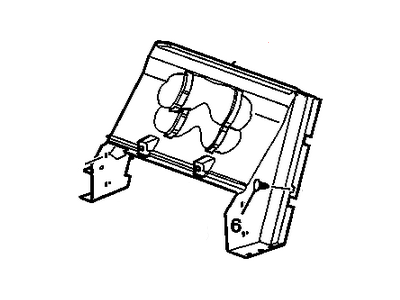 GM 10305278 Baffle Assembly, Radiator Air