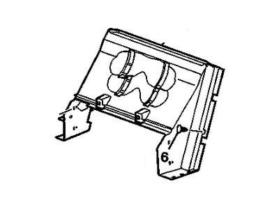 GM 20981755 Baffle Assembly, Radiator Air