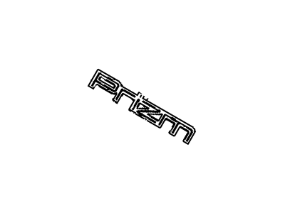 Chevrolet Prizm Emblem - 94849074