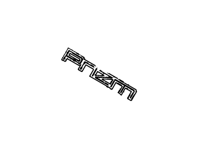 Chevrolet Prizm Emblem - 94849080