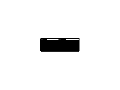 GM 10379213 Label, A/C Refrigerant Charging