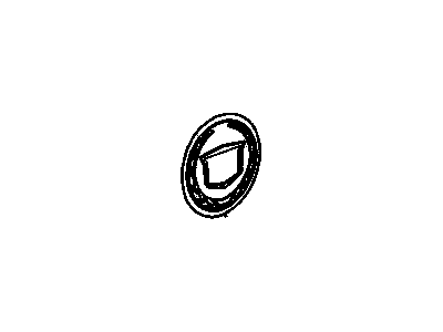thumbnail image 2 of GM OEM Tailgate Emblem For Cadillac Escalade & ESV (2007-2014) – 22984656 2 of 6
