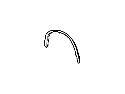 GM 25500375 Molding, Front Fender Wheel Opening