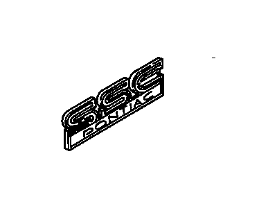 1993 Pontiac Bonneville Emblem - 25609492