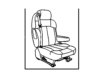 GM 19126869 Seat Asm,Pass (W/ Belt) *Neutral