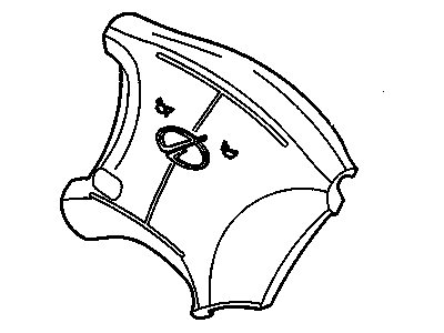 GM 16867753 Airbag,Steering Wheel