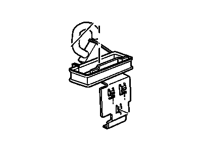 GM 17113532 Bracket Asm,Evap Emission Canister W/ Air Inlet Splash Shield