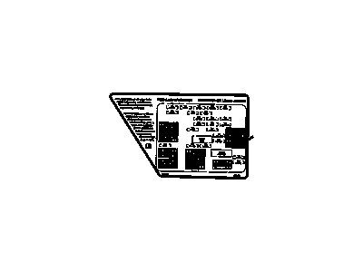 GM 15074731 Label, Fuse Block Identify