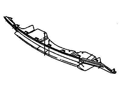 GM 92213320 Molding,Rear Bumper Fascia