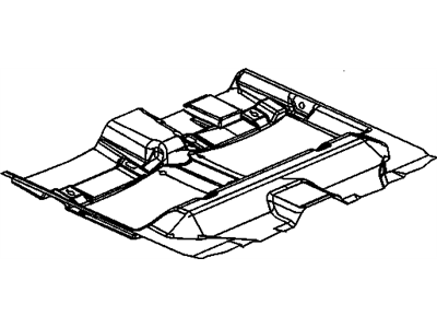 GM 10315611 Mat Assembly, Rear Floor