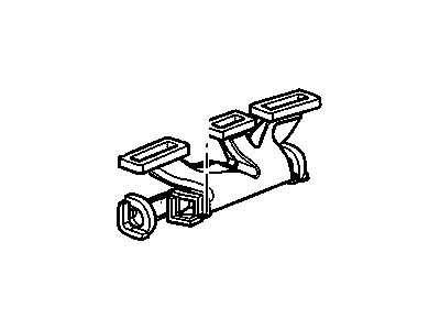 GM 25730126 Duct Assembly, Windshield Defroster Nozzle