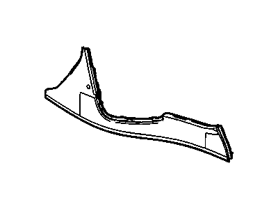 GM 15178483 Panel, Front Floor Console Side Trim *Neutral