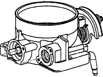 GM 88984261 Fuel Injection Air Meter Body