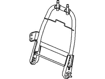GM 15227991 Frame Asm,Passenger Seat Back Cushion *Ebony