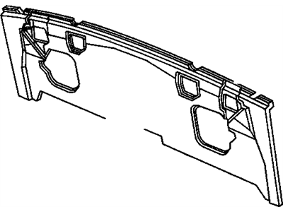 GM 10216398 PANEL, Rear Compartment Floor/Access
