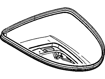 Pontiac Solstice Weather Strip - 25820934