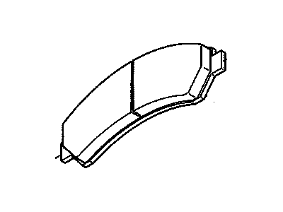 1998 GMC Jimmy Brake Pad - 18029791