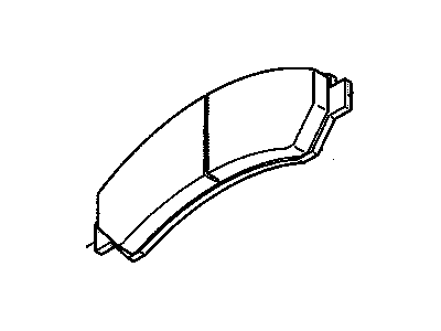 1997 Chevrolet Blazer Brake Pad - 18029791