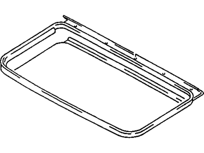 GM 94848628 Weatherstrip,Sun Roof Panel