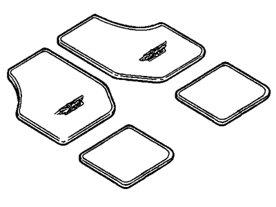 GM 12344562 Mat Pkg,Rear Carpet