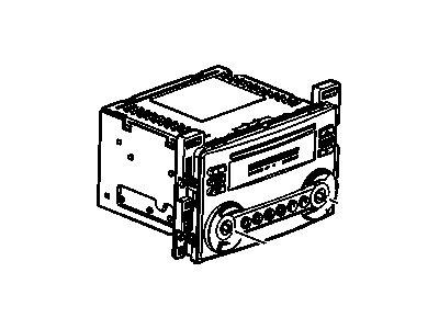 GM 15243192 Radio Asm,Amplitude Modulation/Frequency Modulation Stereo & Clock & Audio Disc Player