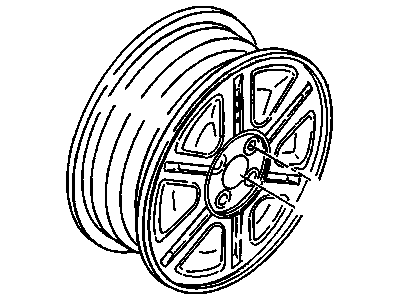 GM 94344253 Wheel Rim, Disc