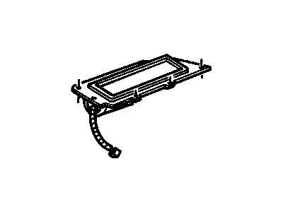 GM 16822335 Airbag,Instrument Panel