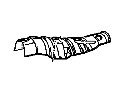 2009 Pontiac Vibe Exhaust Heat Shield - 19184739